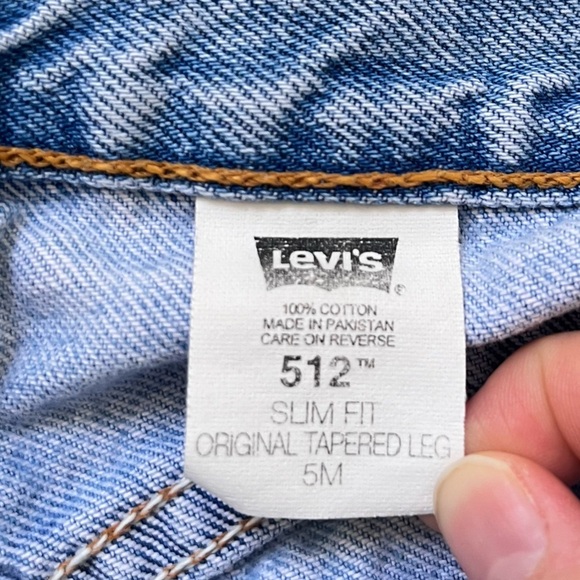 VINTAGE Levi’s 512 Slim Fit Original Tapered Leg Jeans Size 25 - Picture 10 of 15